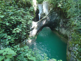 another secret gorge in green slovenia