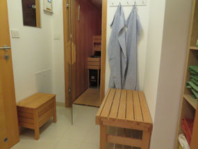 large changing room in our relaxroof